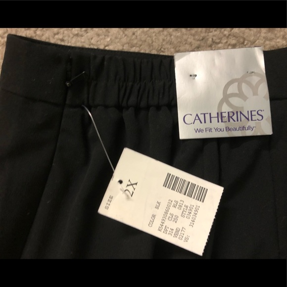 Catherines Skirt Sz 2X New with Tags  Pleated Classic Elastic Waist - Picture 13 of 14
